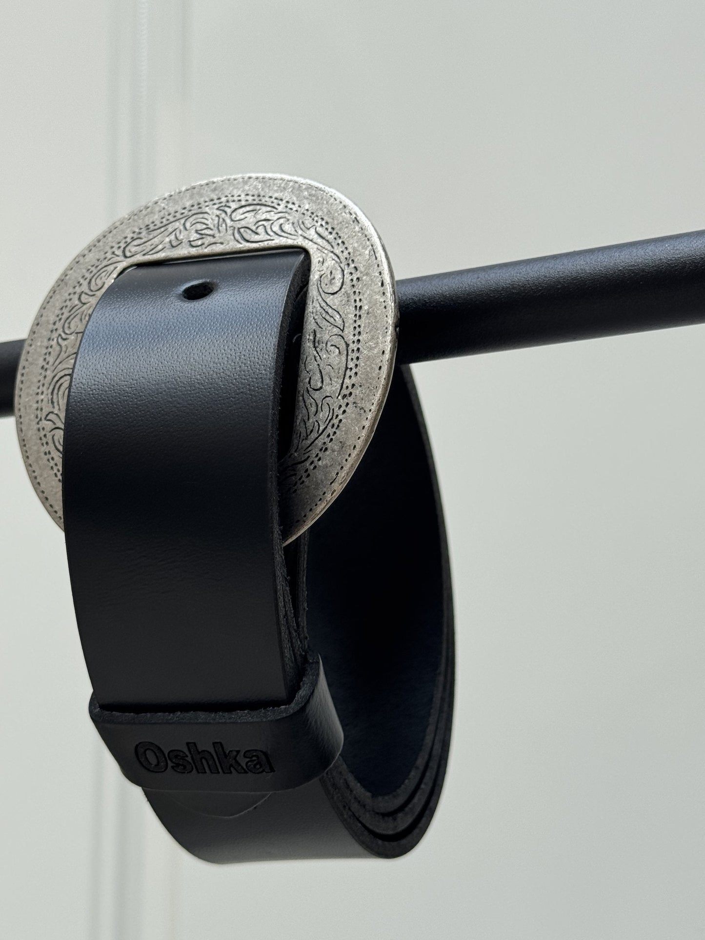 Genuine Leather Belts - Black (Silver Buckle) - converted DNG 20260710