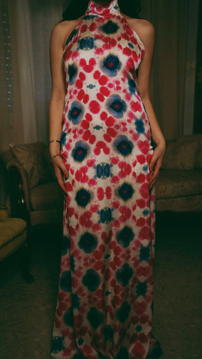 Collar Dress – Abstract Floral (Limited Edition)