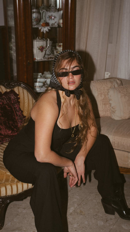 Corset Suit - Black - optimized 1